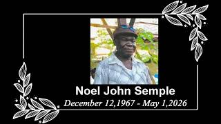 Death Announcement - Noel John Semple
