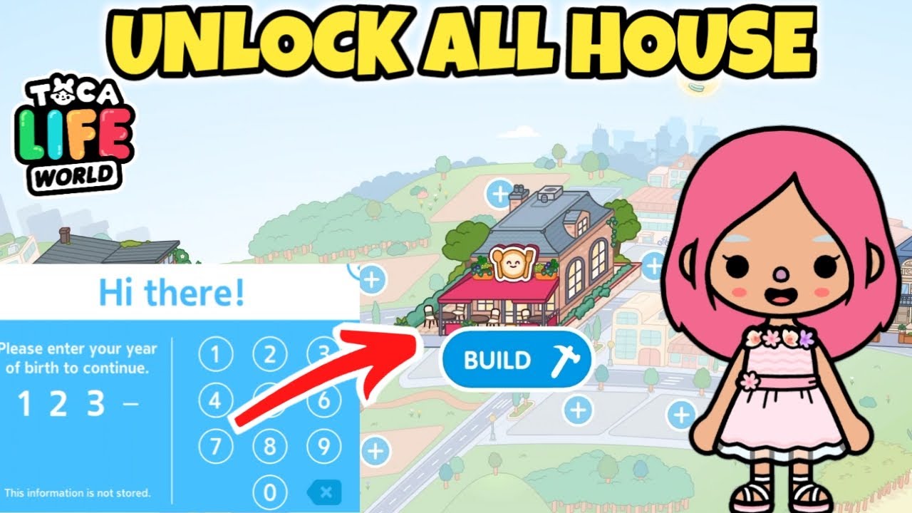 How To Unlock All House Toca Boca || Toca Boca Free House - YouTube