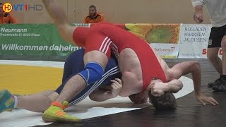 Ringen Mannschaftsturnier Klaus 2015: Hörbranz (Bentele) vs. Dürbheim (Bedon) 100kg (GR)