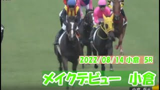 2022/08/14【パドック返し馬つき】小倉5R　メイクデビュー小倉　　☆バルサムノート　モーリス　　(^^♪レースは10分ころから(^^♪