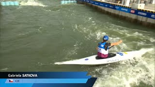 Gabriela Satkova Czechia / Canoe Slalom Final /  2024 ICF Hangzhou Super Cup China