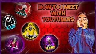 When I Meet With Gaming YouTubers 😍 | and How To You Meet 😊😊