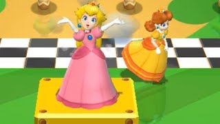 Mario Party 9 - Step It Up - Peach vs Daisy Master Difficulty | Cartoons Mee