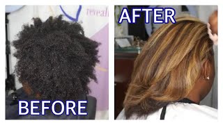 EXTREME NATURAL HAIR TRANSFORMATION | LOWLIGHTS, HIGHLIGHTS, TRILIGHTS, BASE COLOR ON TYPE 4 HAIR!