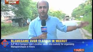 Meerut violence: 3500 booked