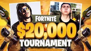 Fortnite $20,000 YouTuber Tournament! (Typical Gamer & Thiefs vs Vikkstar123 & Tinny)