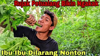 RUJAK PETUALANG BIKIN GEMES‼️RUJAK BATANG PEPAYA PRESS