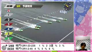 LIVE　ボートレースLIVE　鳴門　徳山　芦屋　モーニング等　GP　雑談　ソネちゃんTVサブ のライブ配信