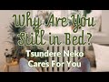 [ASMR] Living with your Tsundere Neko Roommate [F4A][Ambiguous ASMR][Headpats][Rain][Birds]
