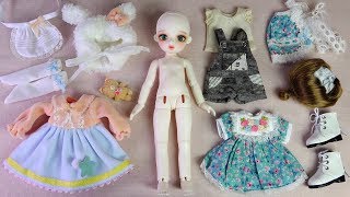 ★리나슈슈 한정 레인보우 샤베트 민트 개봉후기★BJD/LINA chouchou Limited Rainbow sherbet Mint Unboxing/구체관절인형