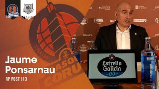 RP Post J13 | Jaume Ponsarnau