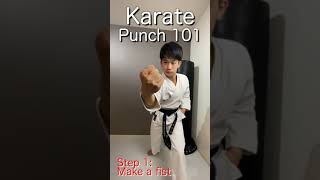 5 EASY STEPS FOR KARATE PUNCHES!!! #shorts