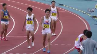 2018 日本インカレ陸上 男子 4×100mR 決勝