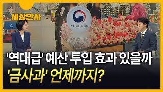 [세상만사] '역대급' 예산 투입 효과 있을까…'금사과' 언제까지?