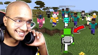 MINECRAFT But 100 Players are trying to Kill me..