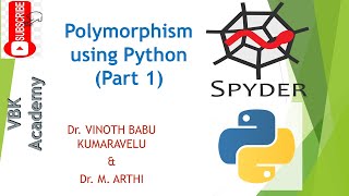 Polymorphism with Example using python (part 1) by Dr. M. Arthi