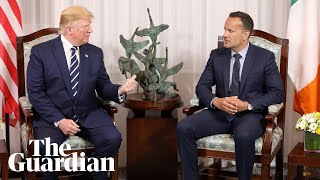 Trump compares post-Brexit Irish border issue to plans for US-Mexico wall