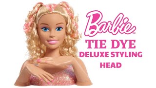 BARBIE TIE DYE DELUXE STYLING HEAD | REVIEW | BB DOLLIES