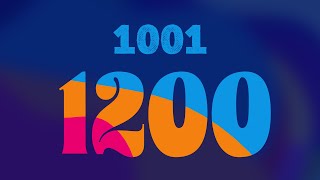 ClevKid | Counting 1001-1200 | Learn to count to 1200 Numbers for Kids, Toddlers & Preschool