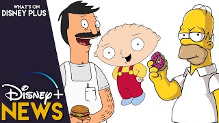 “The Simpsons”, “Family Guy”, & “Bob’s Burgers” Renewed For Two More Seasons | Disney Plus News