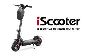 2023 iScooter iX6 1000W Trottinette électrique Tout Terrain | Le summum de l'innovation et du style