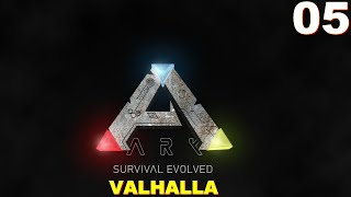 ARK VALHALLA #05 - UM PEQUENO RECOMEÇO POR CONTA DE ALGUNS PROBLEMAS, MAS CONTINUAMOS FIRMES! MORTE!