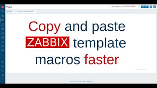 Copy and paste Zabbix template macros faster