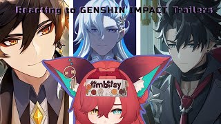 HSR PLAYER REACTS TO ALL GENSHIN CHARACTER TRAILERS【 BOOST 】- Aria Night