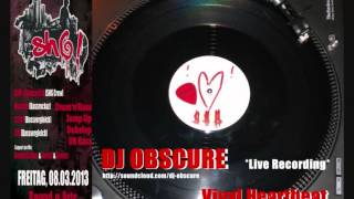 DJ Obscure - Vinyl Heartbeat live@SoundnArts Bamberg - Bassvergleich 08MAR2013