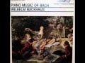 Bach / Wilhelm Backhaus, 1958: Prelude and Fugue No. 15 in G major, BWV 860 (Book I, WTC)