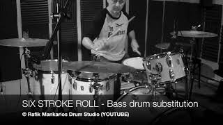 SIX STROKE ROLL - BASS DRUM SUBSTITUTION (LINEAR)