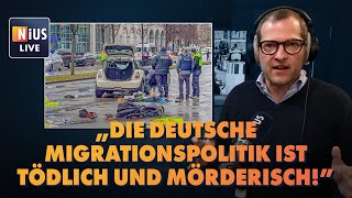 Terror-Tat in München: Afghane rast mit Auto in Menschenmenge | NIUS Live vom 14. Februar 2025