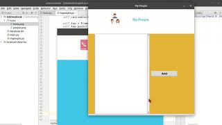 Python GUI Tutorial - 69 - PhoneBook App - My People - adding buttons