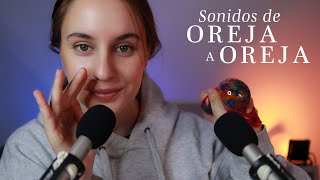 ASMR BINAURAL 🌙 Sonidos de oreja a oreja para dormir!