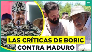 La crítica de Gabriel Boric y Pepe Mujica contra Venezuela