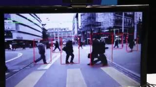 Videantis Demonstration of Pedestrian Detection