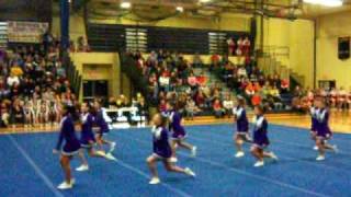 Woodhaven MS Cheer Competition at Wyandotte 1-16-10