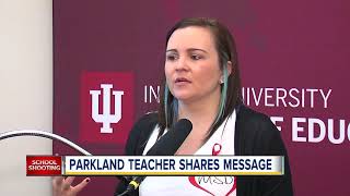 Parkland teacher shares message to college students studying to be teachers