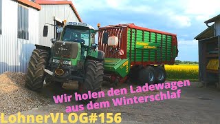 LohnerVLOG#156 Ladewagen aus dem Winterschlaf I Strautmann Giga Vitesse 3DO mit Fendt Vario 926 TMS