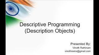 UFT(QTP) Tutorials - 19. UFT - Descriptive Programming (Description String)