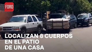 Encuentran 8 cuerpos en el patio de una casa en Sonora - Las Noticias