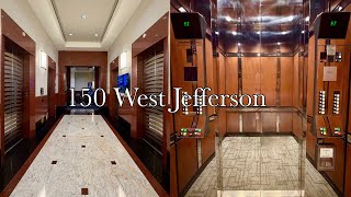 (TBM) Beautiful Custom OTIS Elevonic 401 Traction HR Elevators | 150 W Jefferson | Detroit, MI