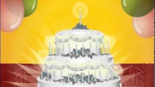Happy Birthday To You Video w Cake Happy Birthday Cards Wishes