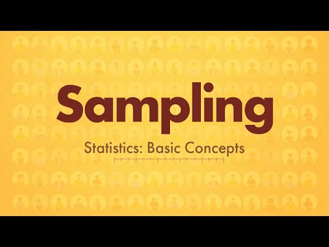 What are the purpose of sampling?