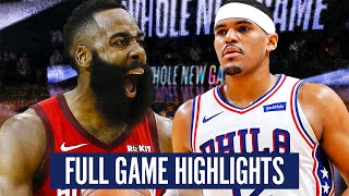 HOUSTON ROCKETS vs PHILADELPHIA 76ERS - FULL GAME HIGHLIGHTS | 2019-20 NBA SEASON