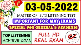 \\IELTS LISTENING PRACTICE TEST 2022 WITH ANSWERS | 03.05.2022