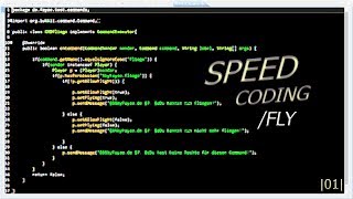✖ /fly Command ✖ Minecraft-SpeedCoding #01 ✖ ImFayze ✖