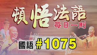 『頓悟法語』每日一則✨國語#1075✨