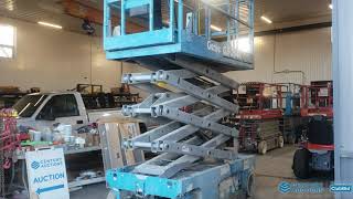 Lot 12 2006 Genie GS-2646 1000lb Cap 26' Electric Scissor Lift | Fort Sask Auction Closes 12/14/2020