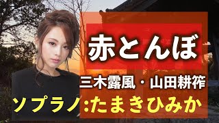 みんなで歌おう♪赤とんぼ  Akatonbo 2021ver. (三木露風/山田耕筰) 【日本のうた】ソプラノ歌手 瑞樹比美香